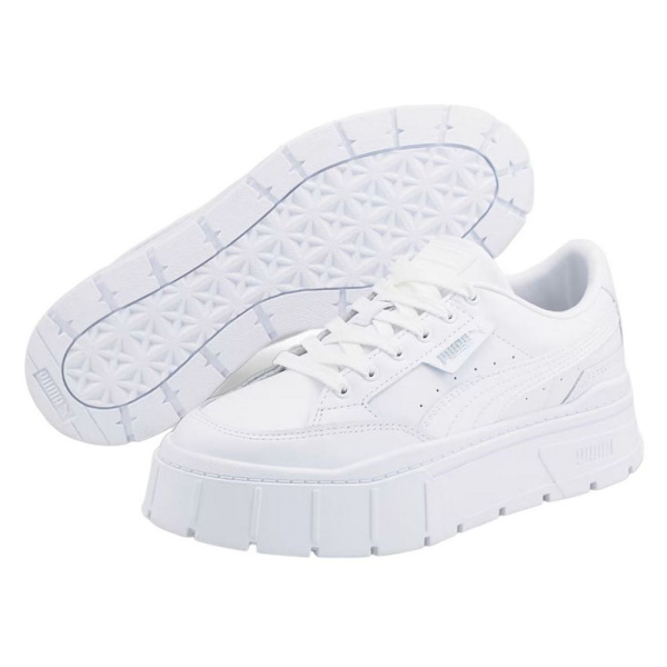 Lågskor Puma Mayze Stack Leather Wns Vit 40