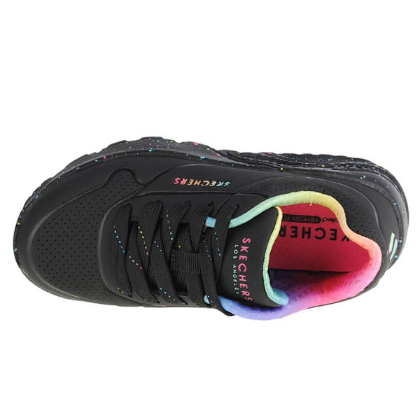Lågskor Skechers Uno Lite Rainbow Speckle Svarta 32