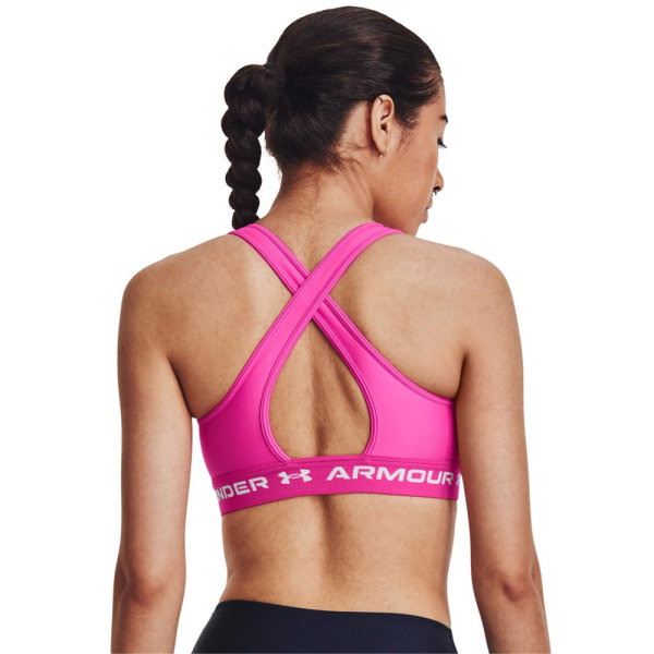 T-shirts Under Armour Ua Crossback Mid Bra Us Pink 163 - 167 cm/S