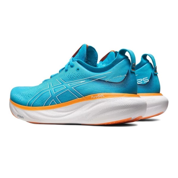 Puolikengät Asics Gel Nimbus 25 Valkoiset,Oranssin väriset 44