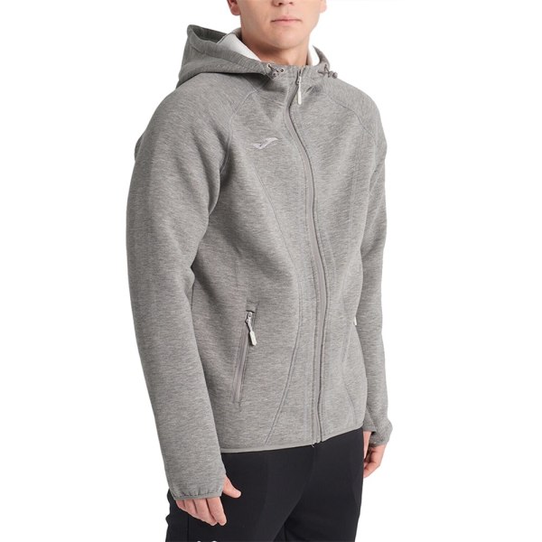 Sweatshirts Joma Basilea Softshell Hoodie Grå 164 - 169 cm/S