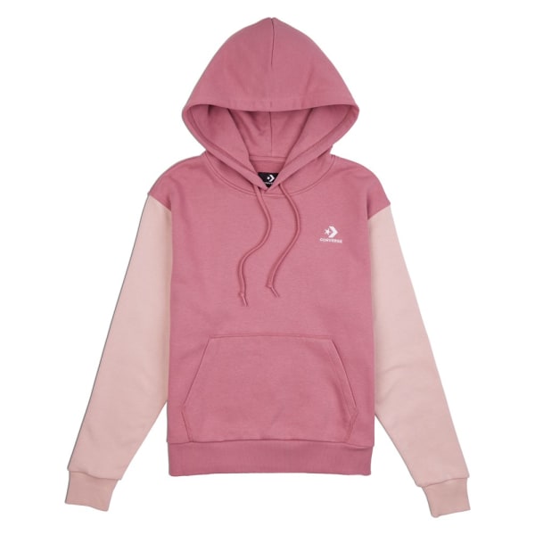 Sweatshirts Converse Colorblocked French Terry Hoodie Pink 158 - 162 cm/XS
