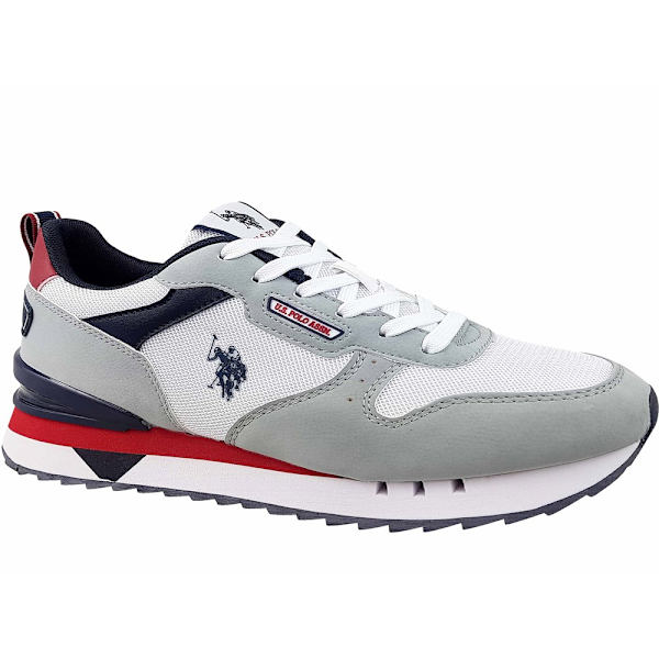 Lågskor U.S. Polo Assn BUZZY001LGRRED02 Vit,Gråa 44