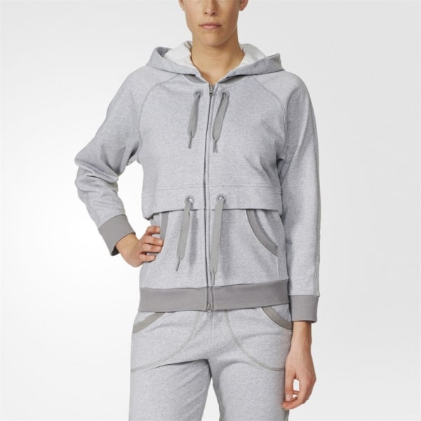 Puserot je Fleecet Adidas Stella Mccartney Ess Hoodie Harmaat 158 - 163 cm/S