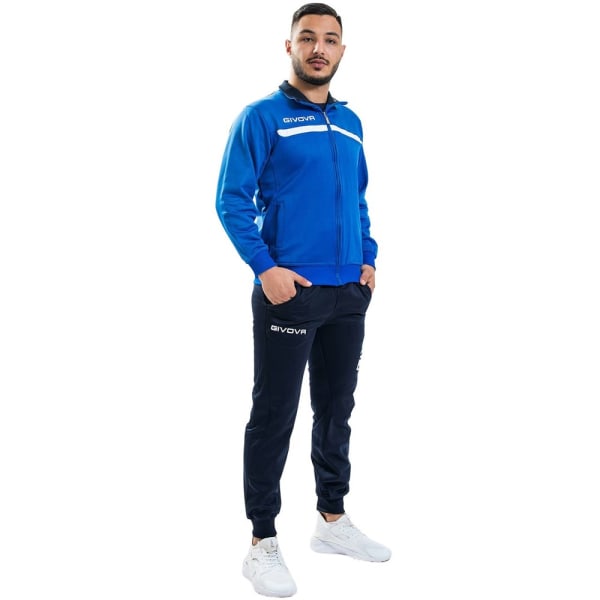 Træningsdragter Givova Tuta One Blå,Sort 146 - 158 cm/XS