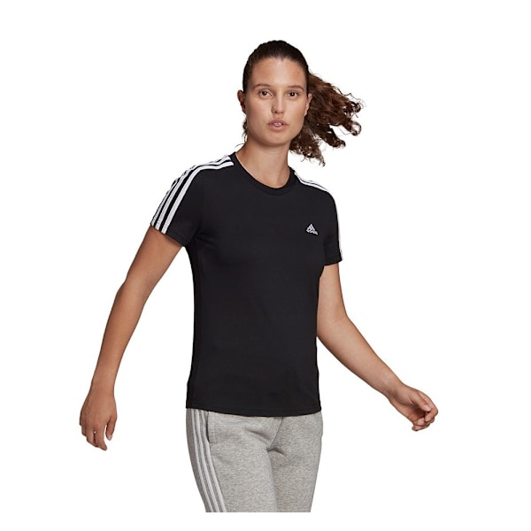 T-shirts Adidas Essentials Slim Sort 152 - 157 cm/XS