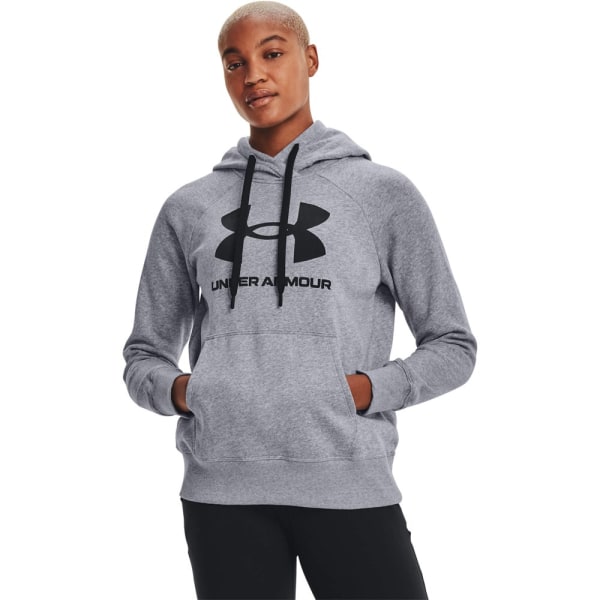 Sweatshirts Under Armour Rival Fleece Logo Hoodie Grå 168 - 172 cm/M