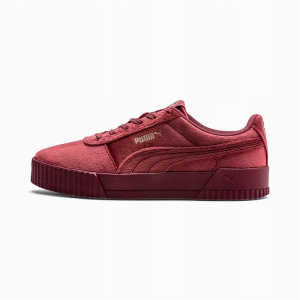 Lågskor Puma Carina Velvet Rödbrunt 37