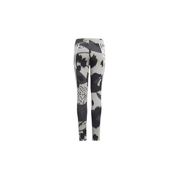 Housut Adidas G FI 3STRIPES Aop Tight Harmaat 159 - 164 cm/L