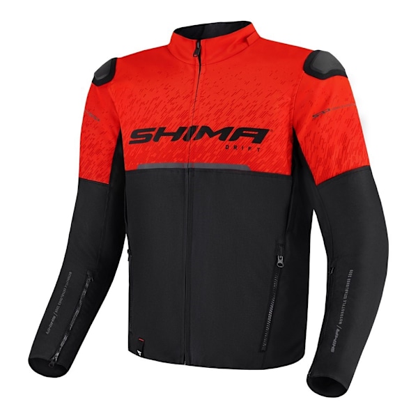 Jakker Shima Drift Sort,Rød 179 - 183 cm/XL