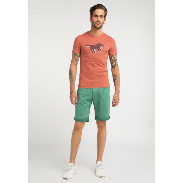 T-shirts Mustang Aaron C Print Orange 164 - 169 cm/S