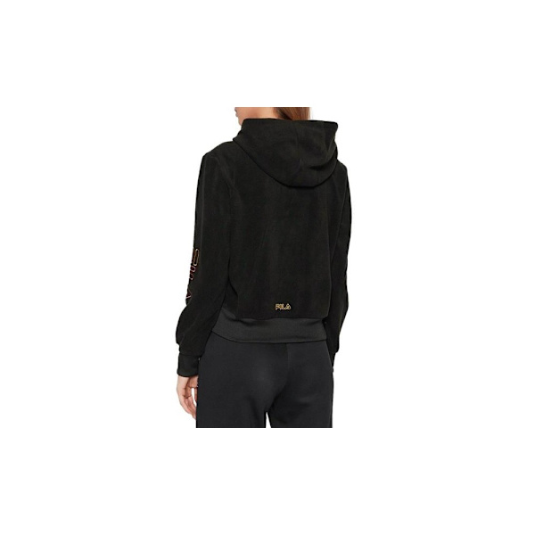 Puserot je Fleecet Fila Pippa Cropped Hoody W Mustat 163 - 167 cm/S