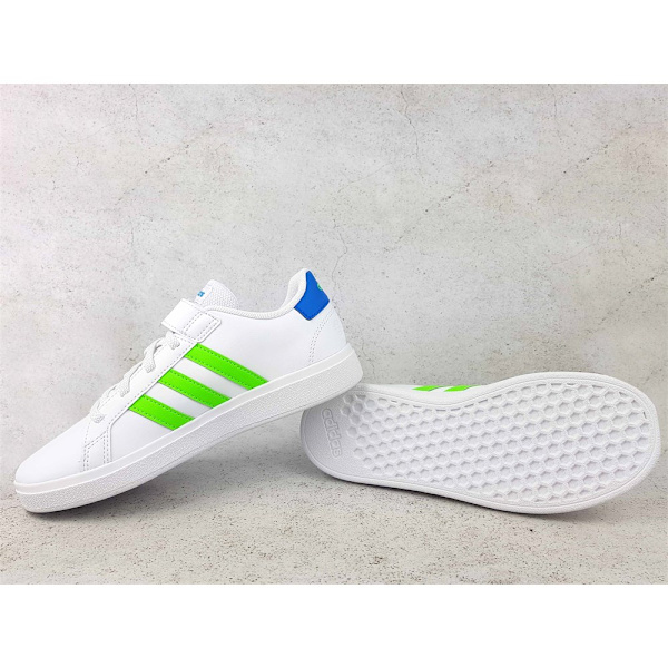Puolikengät Adidas Grand Court 20 EL Valkoiset 33.5
