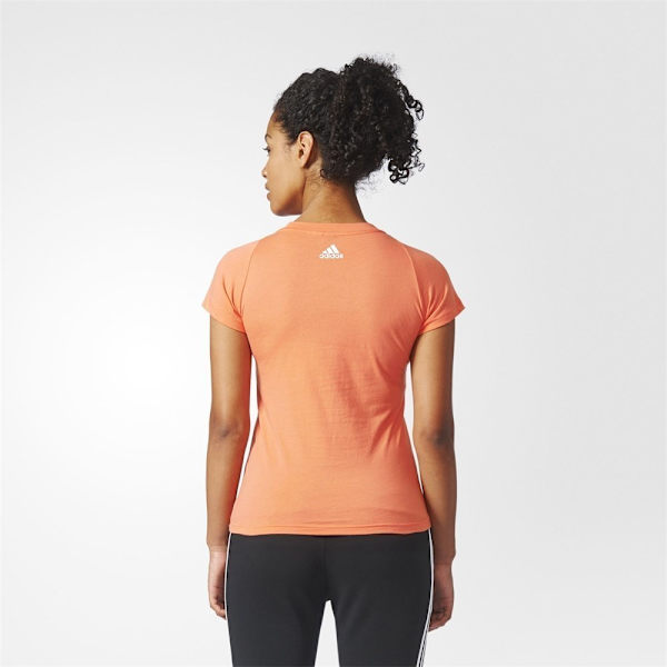 T-paidat Adidas Essentials Liner Teea Oranssin väriset 152 - 157 cm/XS