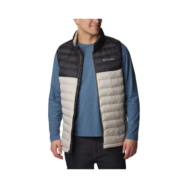 Jakker Columbia Powder Lite Vest Sort,Creme 178 - 182 cm/M