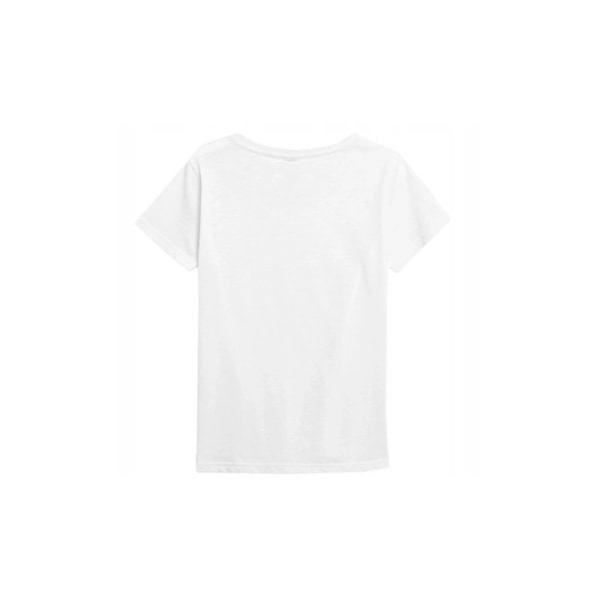T-shirts 4F K13311 Hvid 162 - 165 cm/XS