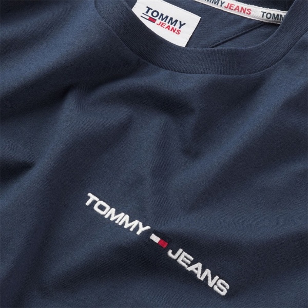 T-paidat Tommy Hilfiger DM0DM16878C87 Tummansininen 174 - 178 cm/M