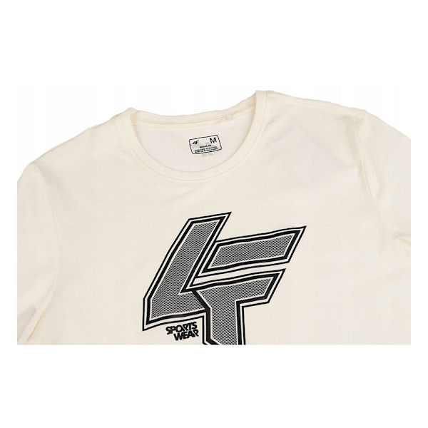 T-paidat 4F TSM010 Valkoiset 182 - 185 cm/XL