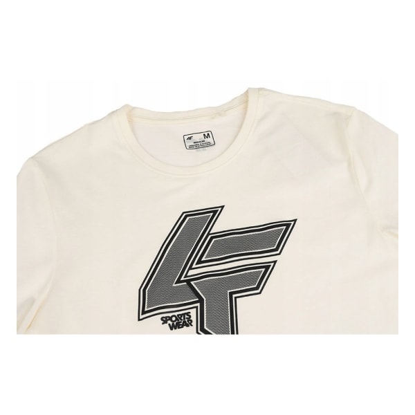 T-shirts 4F TSM010 Hvid 182 - 185 cm/XL