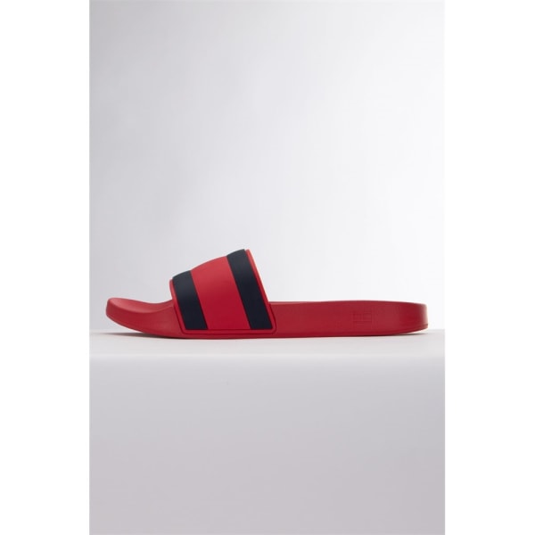 Tofflor Tommy Hilfiger Flag Pool Slide Röda 45