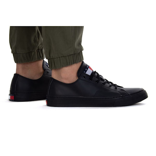 Lågskor Tommy Hilfiger Lace Vulc Ess Svarta 45