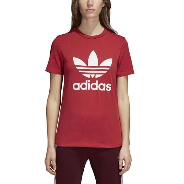 T-shirts Adidas Trefoil Rød 176 - 181 cm/XL