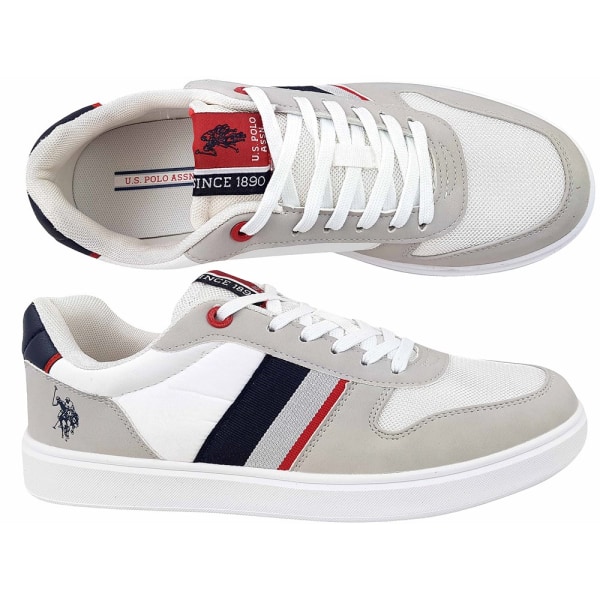 Lågskor U.S. Polo Assn ROKKO003LGRWHI01 Gråa 43
