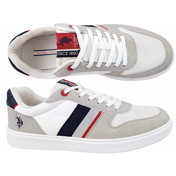 Lågskor U.S. Polo Assn ROKKO003LGRWHI01 Gråa 44