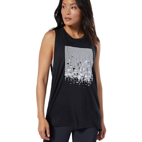 T-shirts Reebok Cardio Graphic Tank Sort 158 - 163 cm/XS