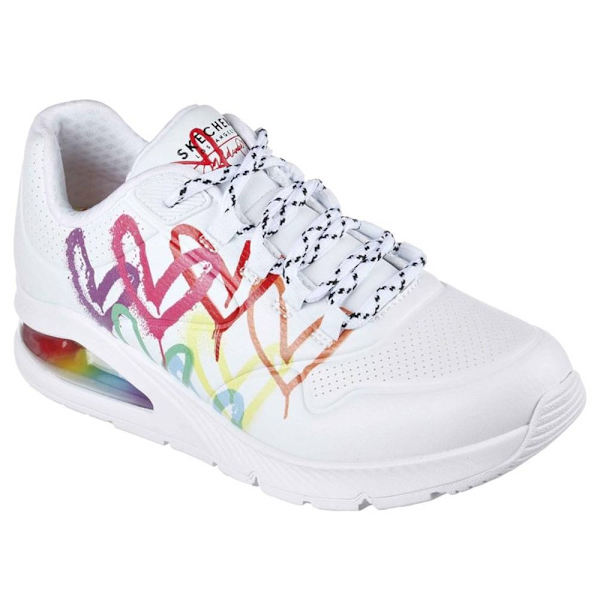 Lågskor Skechers Uno 2 Floating Vit,Röda 36.5