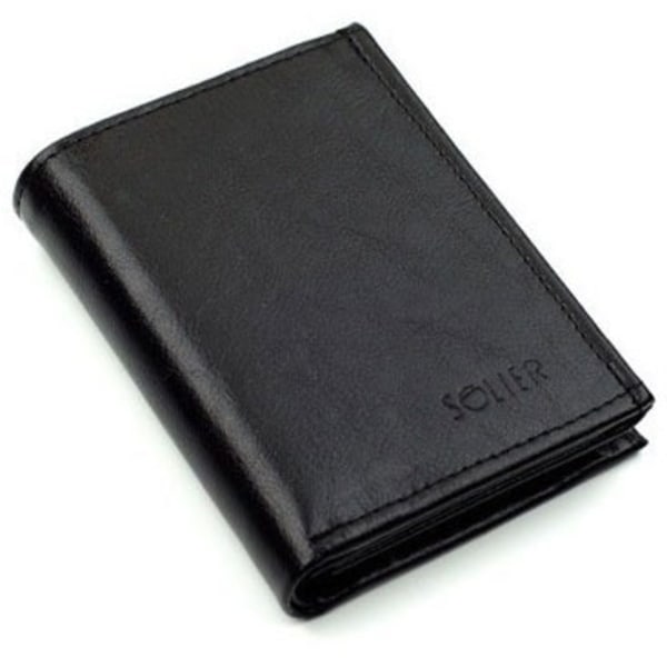 Plånböcker Solier SW01 Svarta Produkt av avvikande storlek