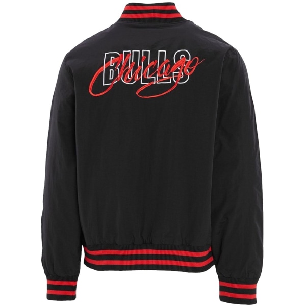 Jackor New Era Team Logo Bomber Chicago Bulls Jacket Svarta,Rödbrunt 178 - 182 cm/M