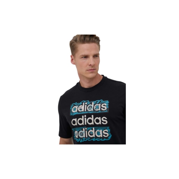 T-shirts Adidas Sportswear Dream Doodle Multi Sort 170 - 175 cm/M