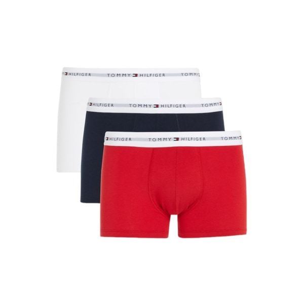 Majtki Tommy Hilfiger 3pk Trunk Rød,Hvid,Sort L