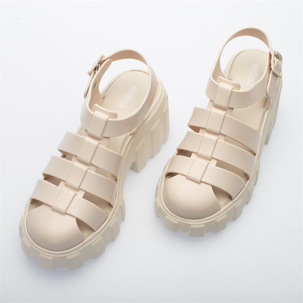 Sandaler Melissa Megan Beige,Creme 40