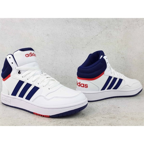 Sko Adidas Hoops Mid 30 K Hvid 30