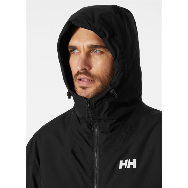 Jakker Helly Hansen Ervik Ins Rain Jacket Sort 179 - 185 cm/L