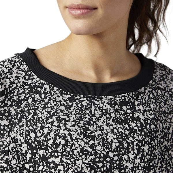 Sweatshirts Reebok Crewneck Speckled Sort,Hvid 164 - 169 cm/S
