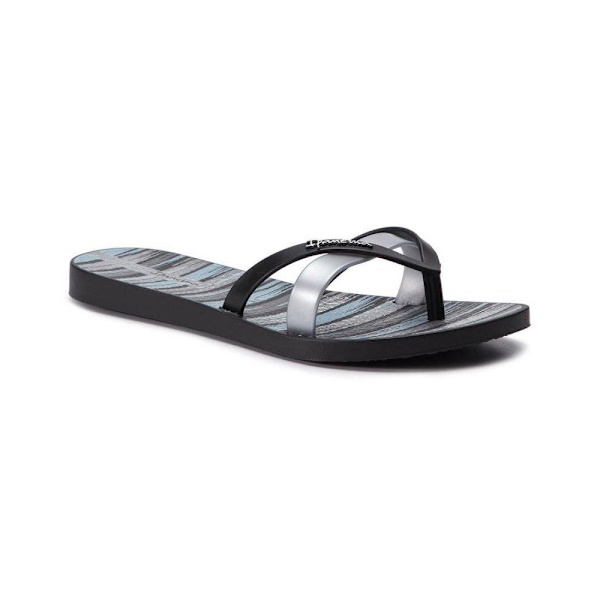 flip-flops Ipanema Kirei Silk IV Fem Silver,Svarta 35