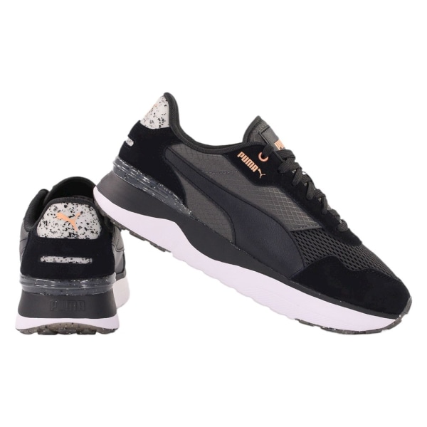 Sneakers low Puma R78 Voyage Sort,Grå 35.5