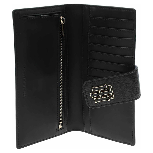 Tegnebøger Tommy Hilfiger AW0AW13658BDSBLACK Sort