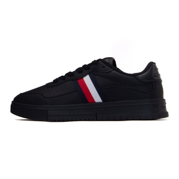 Sneakers low Tommy Hilfiger Supercup Leather Stripes Sort 41