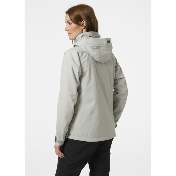 Jackor Helly Hansen W Hp Racing Lifaloft Hood Jkt Gråa,Vit 170 - 174 cm/L