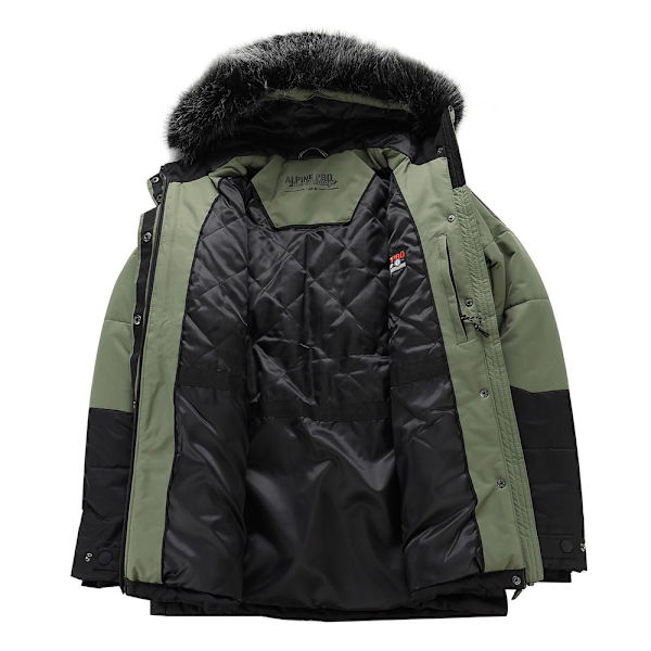 Jakker Alpine Pro LJCB592587 Sort,Grøn 164 - 168 cm/S