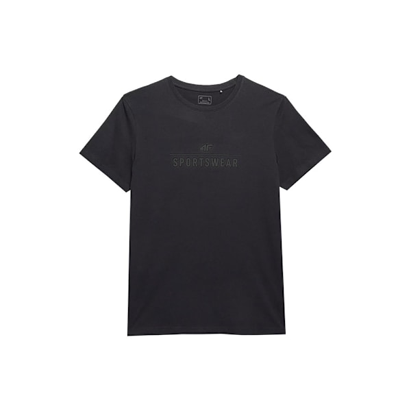 Shirts 4F SS23TTSHM539 Svarta 173 - 176 cm/S