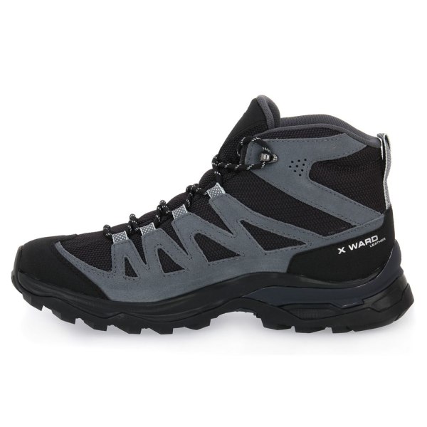 Sko Salomon X Ward Leather Mid Gtx W Grå,Sort 38 2/3
