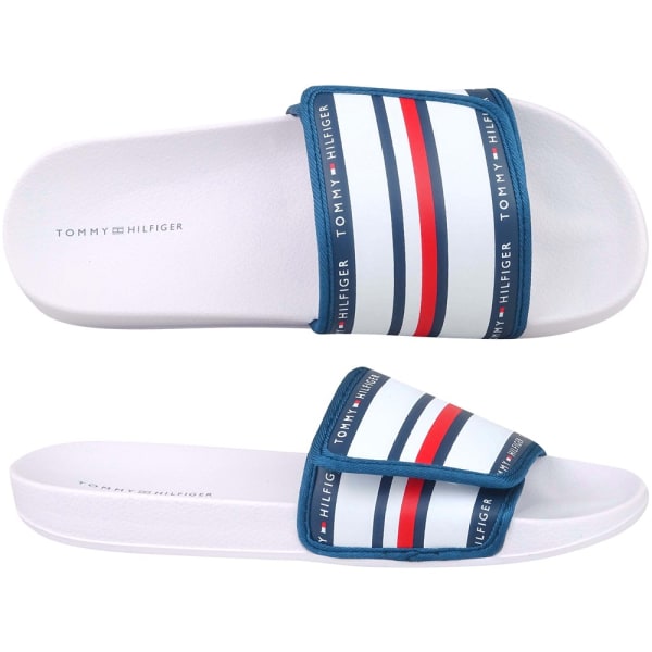 Tofflor Tommy Hilfiger Maxi Velcro Pool Slide Vit 36