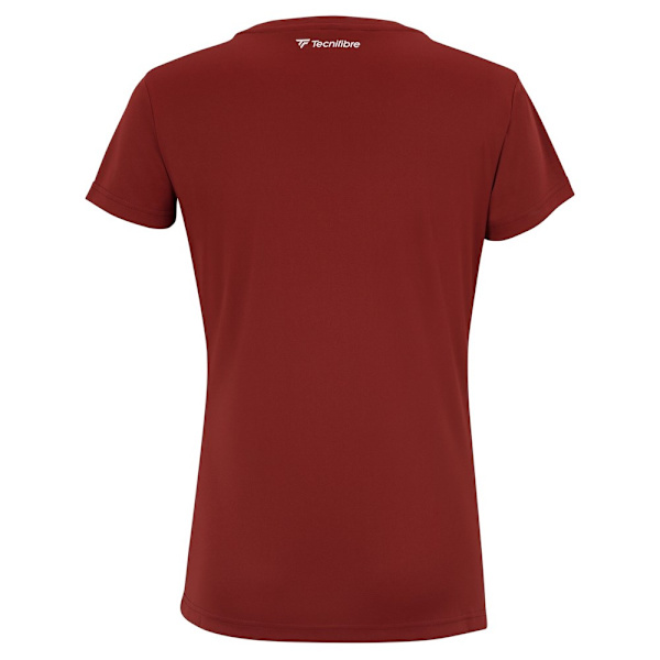 T-paidat Tecnifibre Tech Tee Tummanpunainen 163 - 167 cm/S