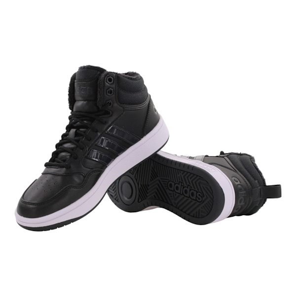 Sko Adidas Hoops 30 Mid Wtr Sort 38 2/3