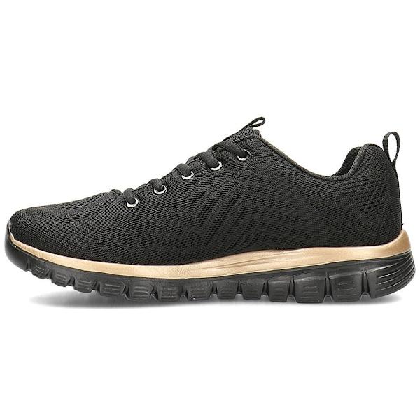 Puolikengät Skechers Get Connected Mustat 37